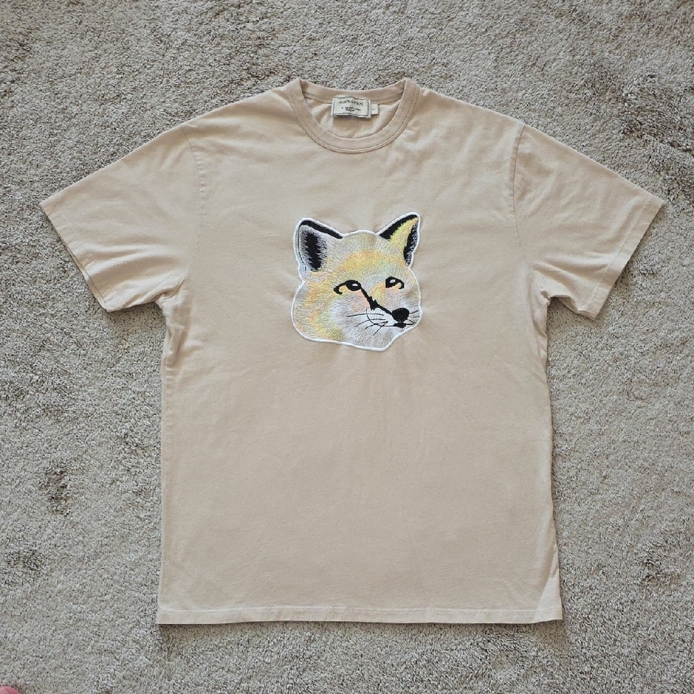 Maison Kitsune Cream T-Shirt